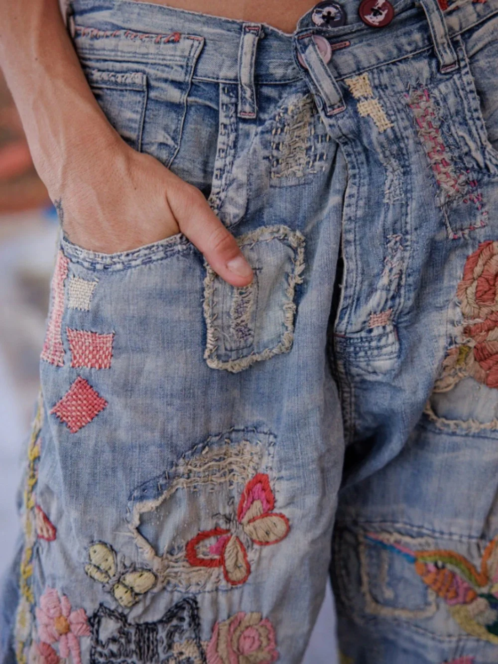 🦋NWT MAGNOLIA PEARL TOBY MINER DENIMS🦋 - Picture 7 of 11